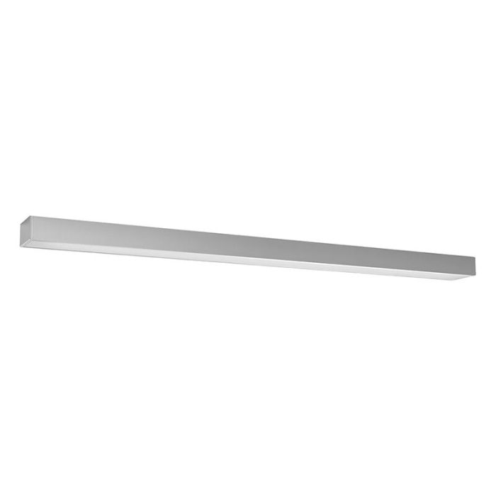 Lámpara de techo de aluminio gris, Mascha, 48W, 3000K LED