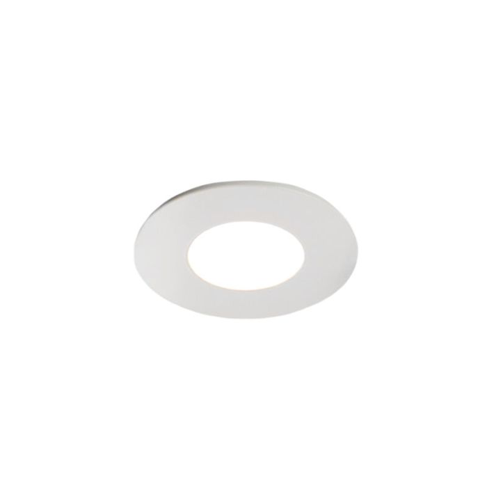 10 focos empotrables blancos para porche Dico, IP65, con set de conexión y mando a distancia