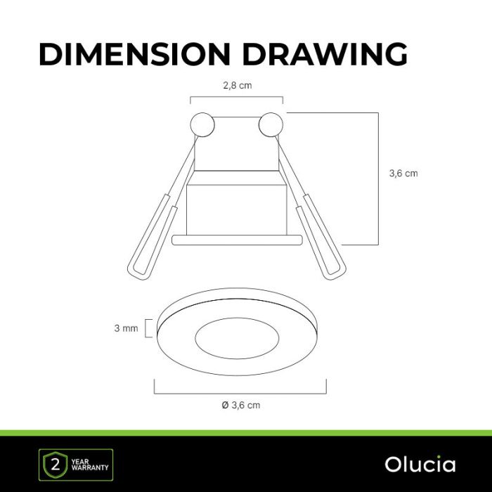 4 focos empotrables inteligentes negros para porche Dico, IP65, con set de conexión