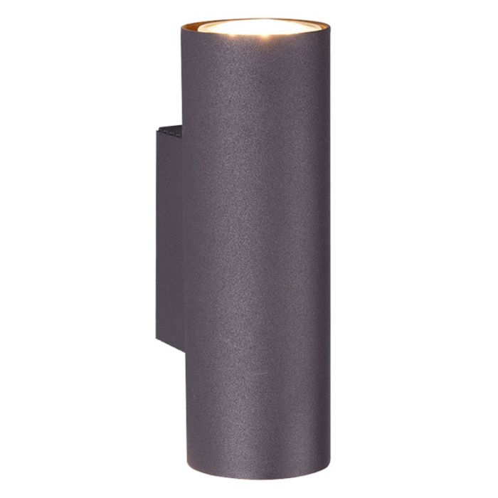 Aplique up down moderno negro, Kaso