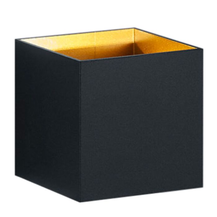 Aplique up down moderno negro, Eva, 4,3W, 3000K LED
