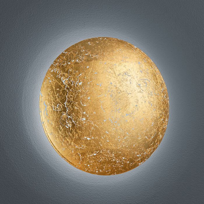 Aplique diseño dorado, Wilke, 8W, 3000K LED