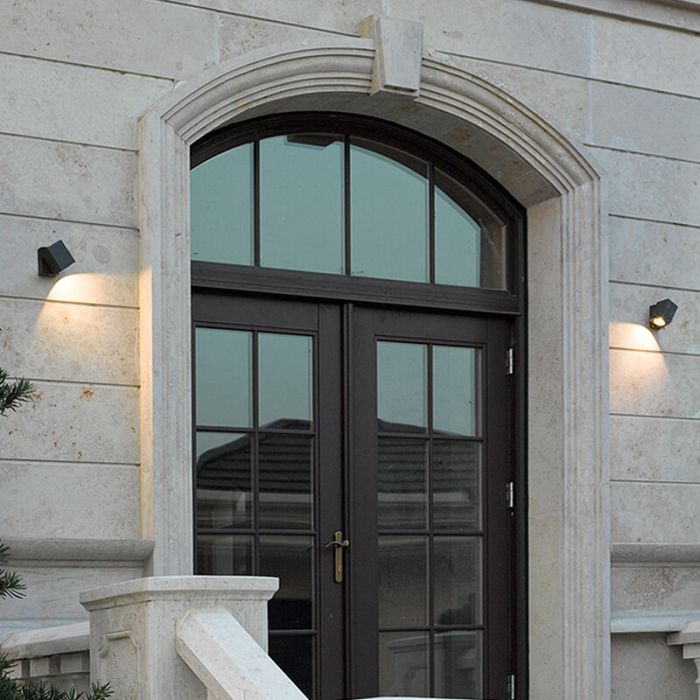Lámpara exterior de aluminio antracita, Brixham, 3W, 3000K LED, IP54