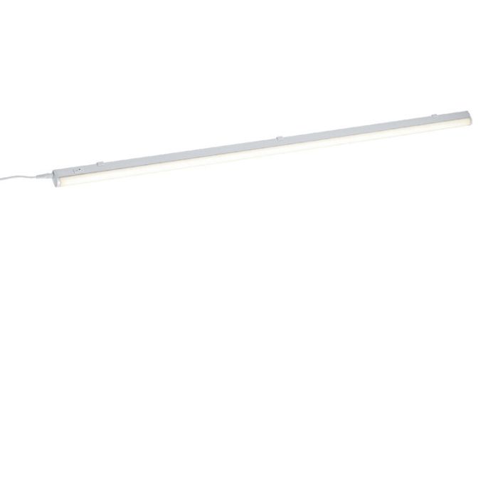 Iluminación bajo muebles cocina de plástico blanca, Irmak, 18W, 3000K LED, con interruptor
