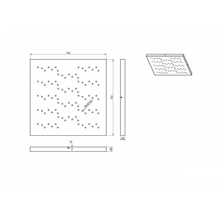 Plafón de techo moderno blanco, Jernved, 36W, ajustable entre luz blanco cálido y frío LED, con mando a distancia
