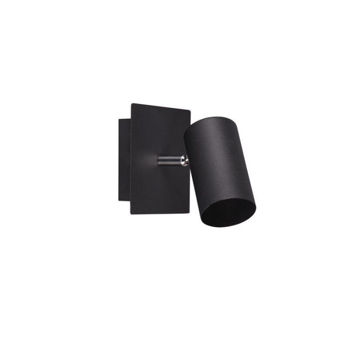 Foco de pared moderno negro, Kaso