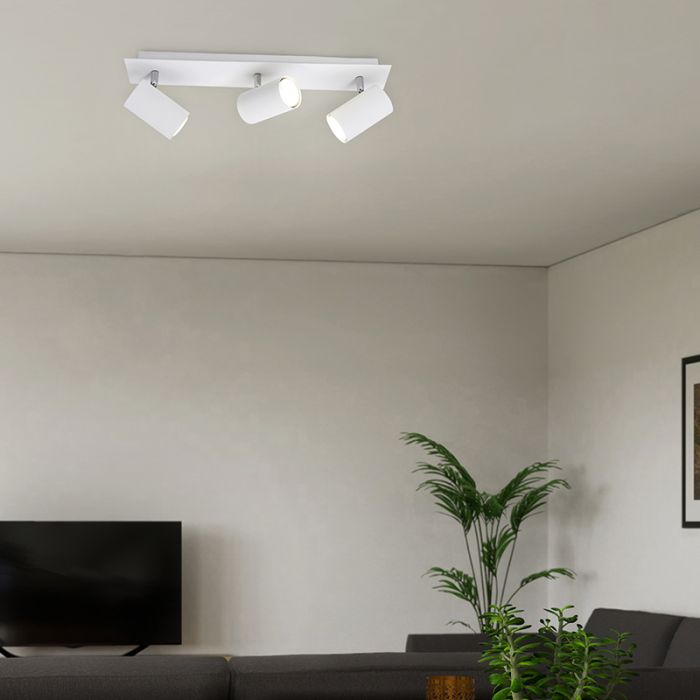 Foco de techo moderno blanco, Kaso