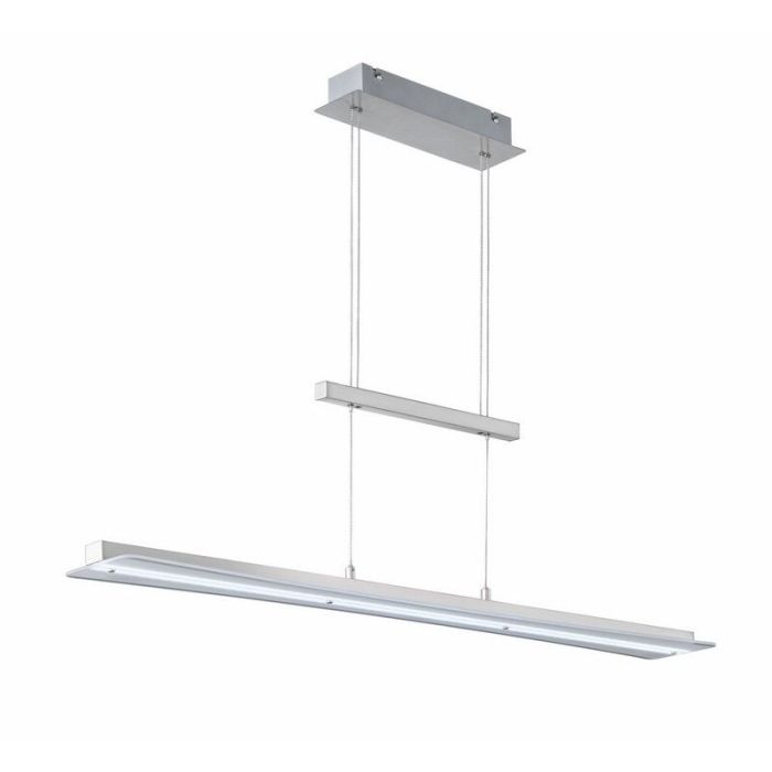 Lámpara colgante moderna níquel, Port, 18W, ajustable entre luz blanco cálido y frío LED