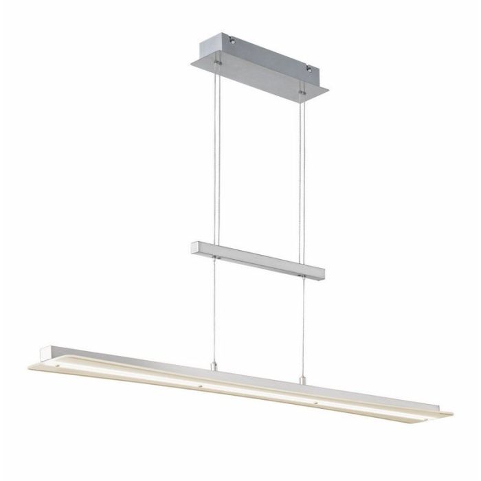 Lámpara colgante moderna níquel, Port, 18W, ajustable entre luz blanco cálido y frío LED