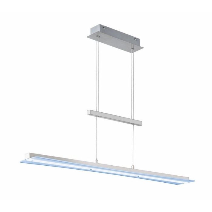 Lámpara colgante moderna níquel, Port, 18W, ajustable entre luz blanco cálido y frío LED