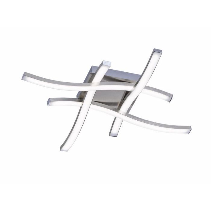 Plafón de techo diseño níquel, Go, 5W, 3000K LED