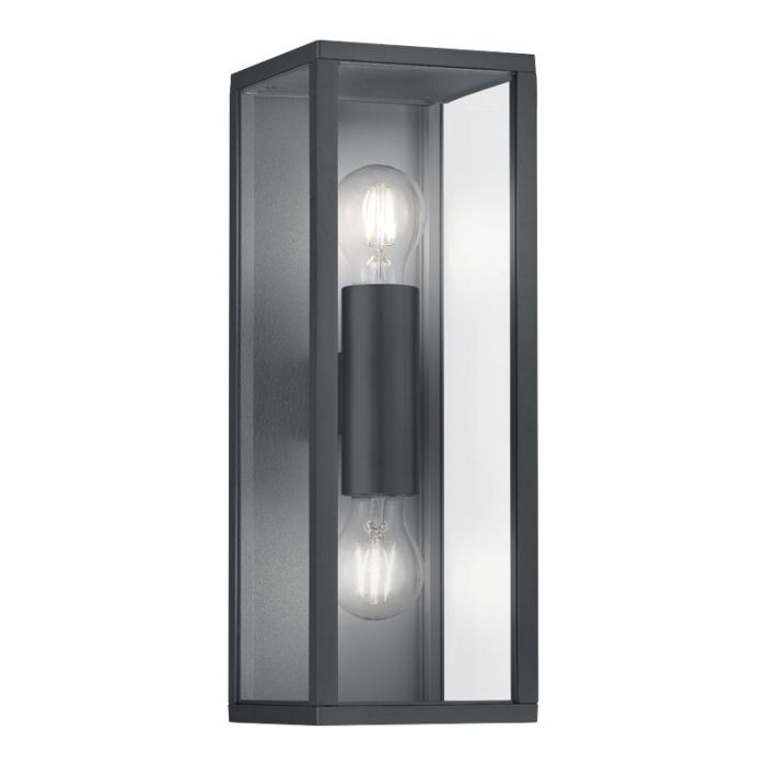 Lámpara exterior industrial antracita, Sanna, IP44