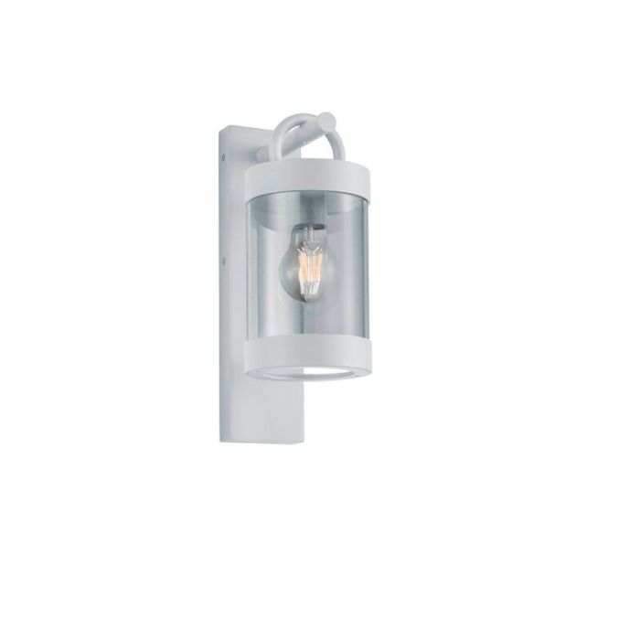Aplique exterior con sensor crepuscular moderno blanco, Sambesi, IP44