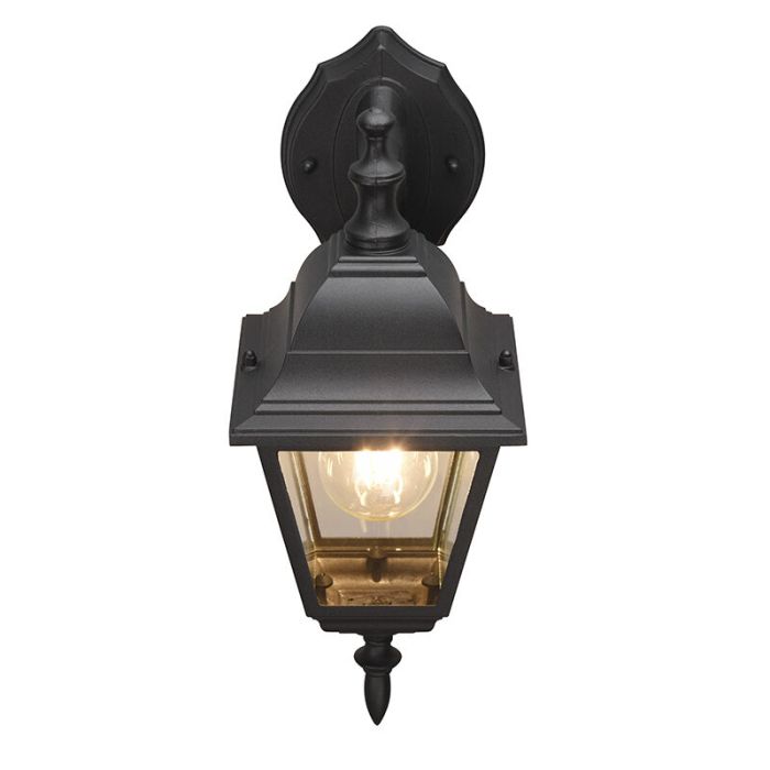 Lámpara exterior antigua negra, Lavina, IP44