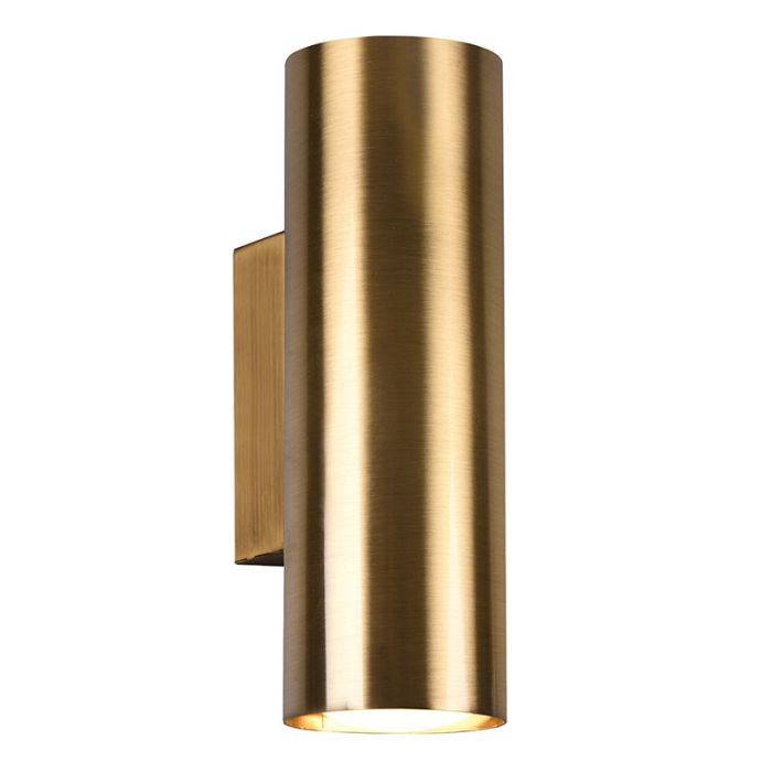 Aplique up down moderno bronce, Kaso