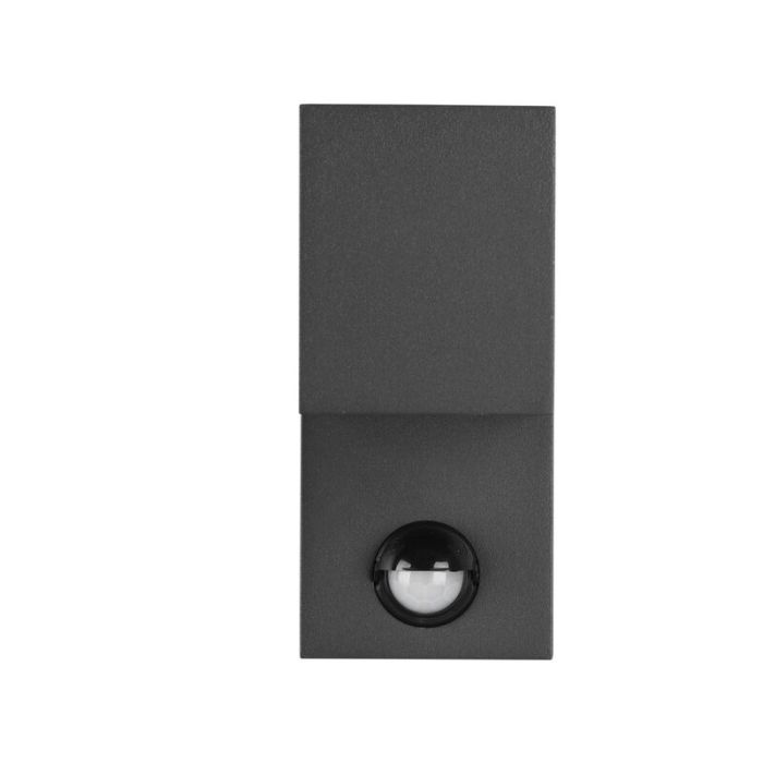 Aplique exterior con sensor de movimiento moderno antracita, Laurien, IP44