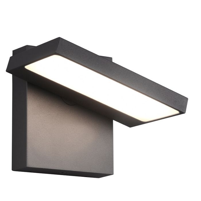 Lámpara exterior moderno antracita, Tabita, 8W, 3000K LED, IP54