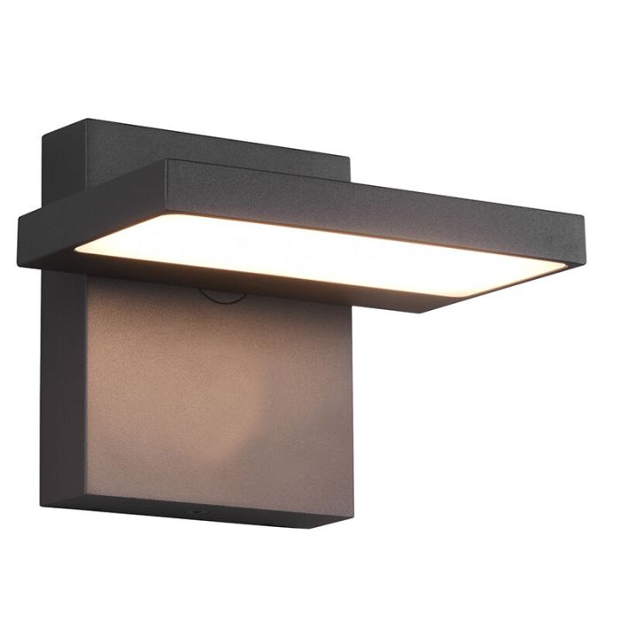 Lámpara exterior moderno antracita, Tabita, 8W, 3000K LED, IP54