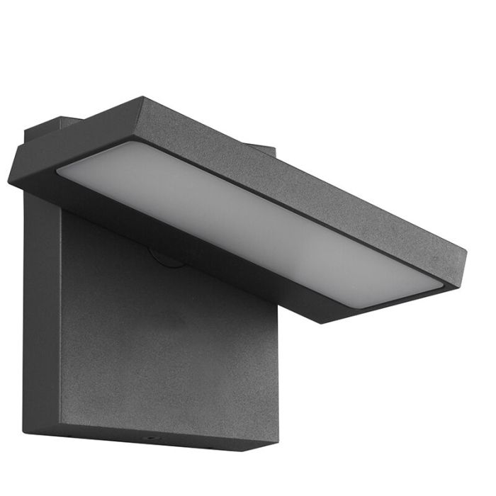 Lámpara exterior moderno antracita, Tabita, 8W, 3000K LED, IP54