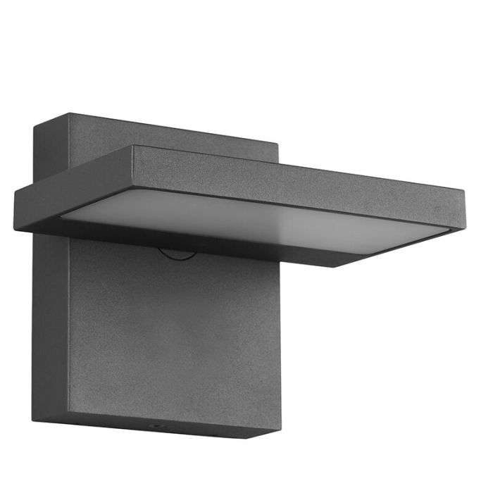 Lámpara exterior moderno antracita, Tabita, 8W, 3000K LED, IP54