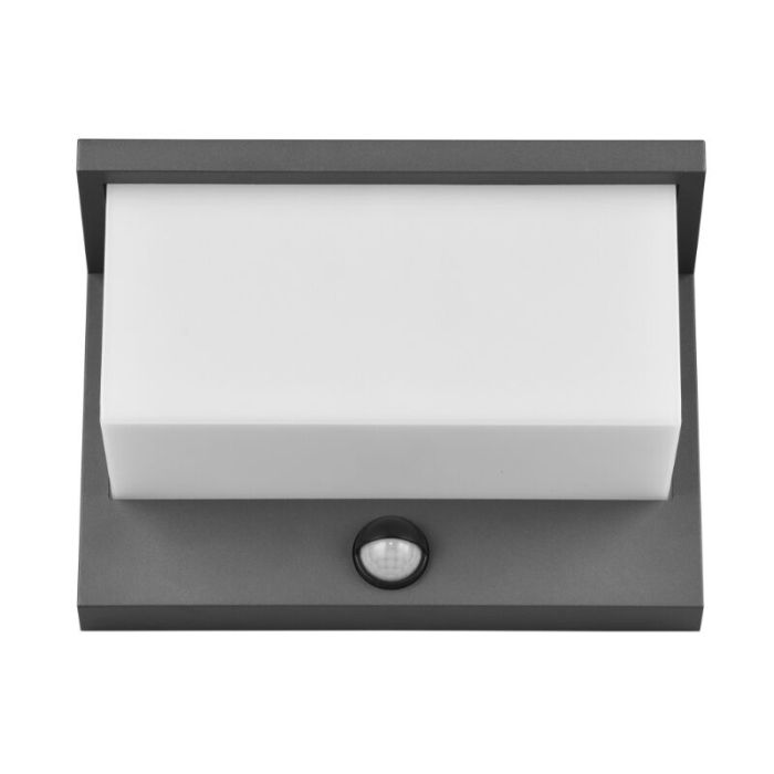 Lámpara exterior moderna antracita, Slimane, 13W, 3000K LED, IP54