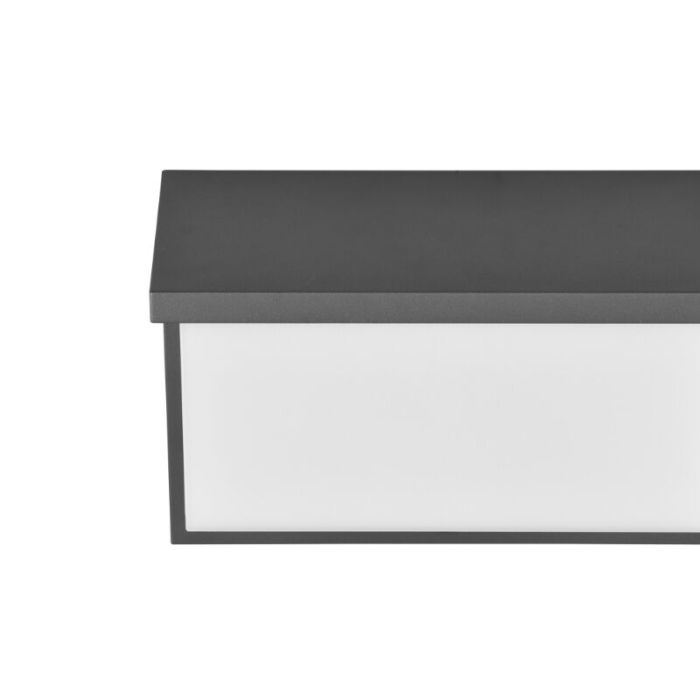 Lámpara exterior moderna antracita, Slimane, 13W, 3000K LED, IP54