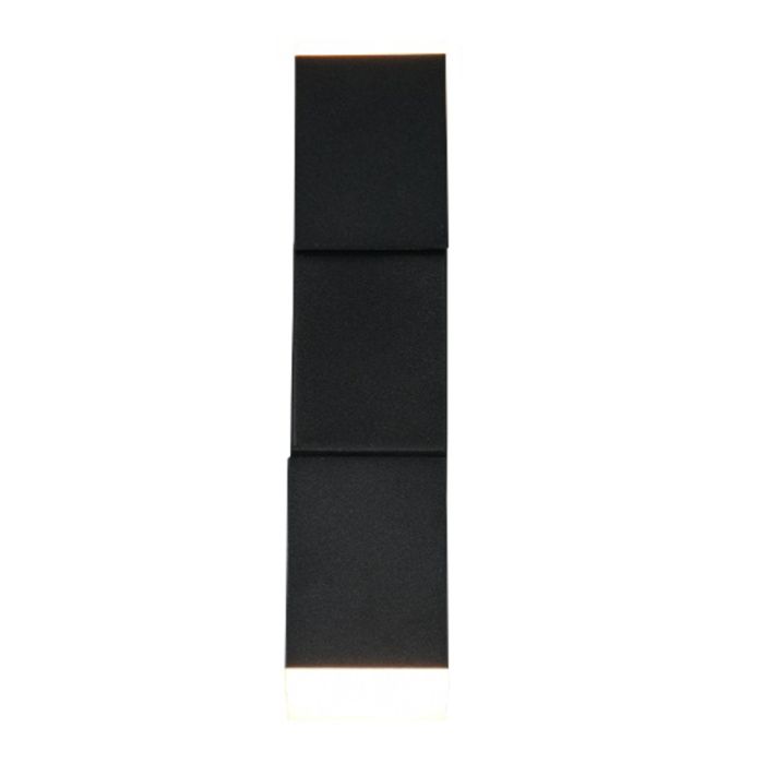 Aplique up down moderno negro, Lok, 3W, 3000K LED