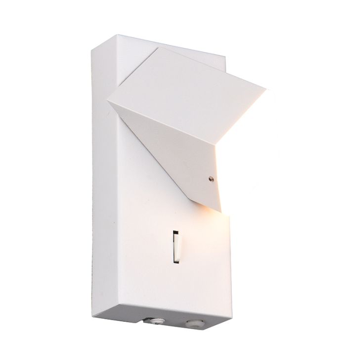 Aplique moderno blanco, Lok, 3W, 3000K LED