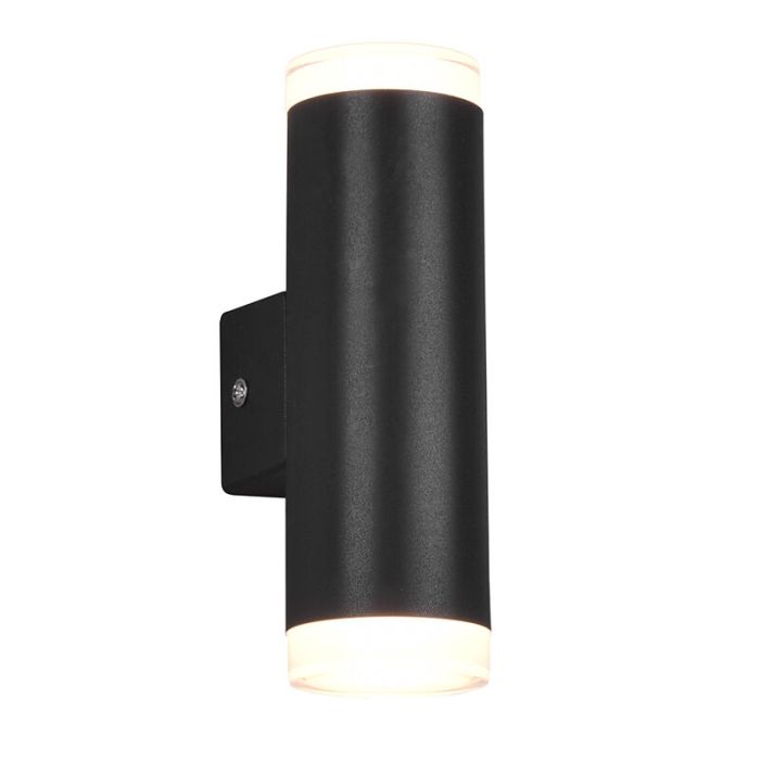 Aplique baño moderno negro, Spjald, 4W, 3000K LED, IP44