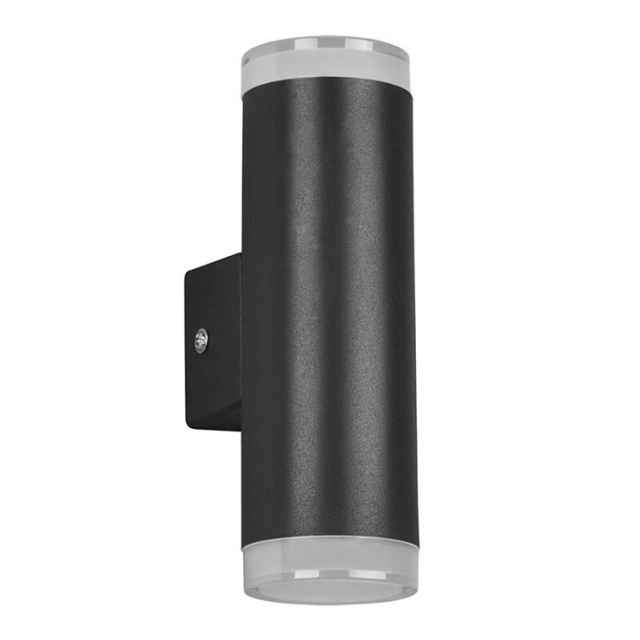 Aplique baño moderno negro, Spjald, 4W, 3000K LED, IP44