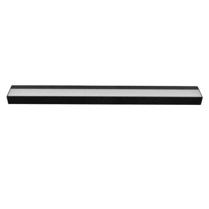 Aplique baño moderno negro, Basma, 13W, 3000K LED, IP44