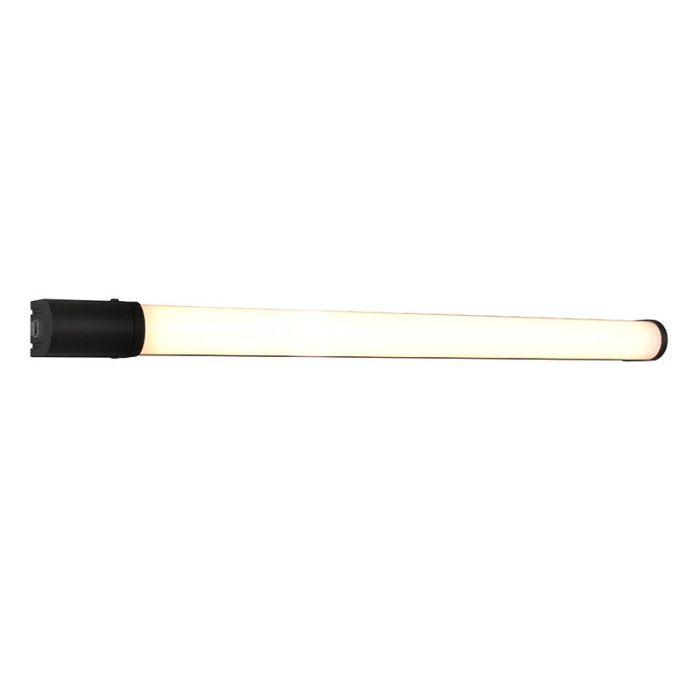 Aplique baño moderno negro, Bernou, 16W, 3000K LED, IP44