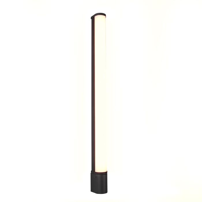 Aplique baño moderno negro, Bernou, 16W, 3000K LED, IP44
