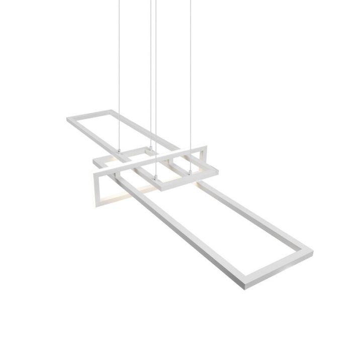 Lámpara colgante moderna blanca, Hatun, 34W, 4000K LED