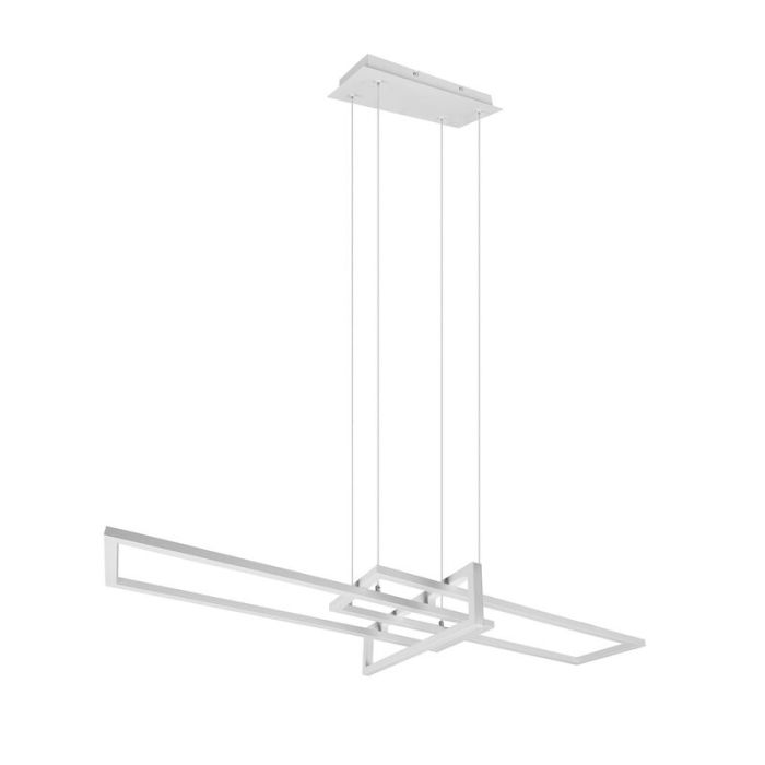 Lámpara colgante moderna blanca, Hatun, 34W, 4000K LED