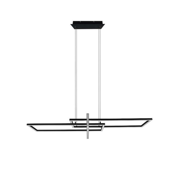 Lámpara colgante moderna negra, Hatun, 34W, 3000K LED