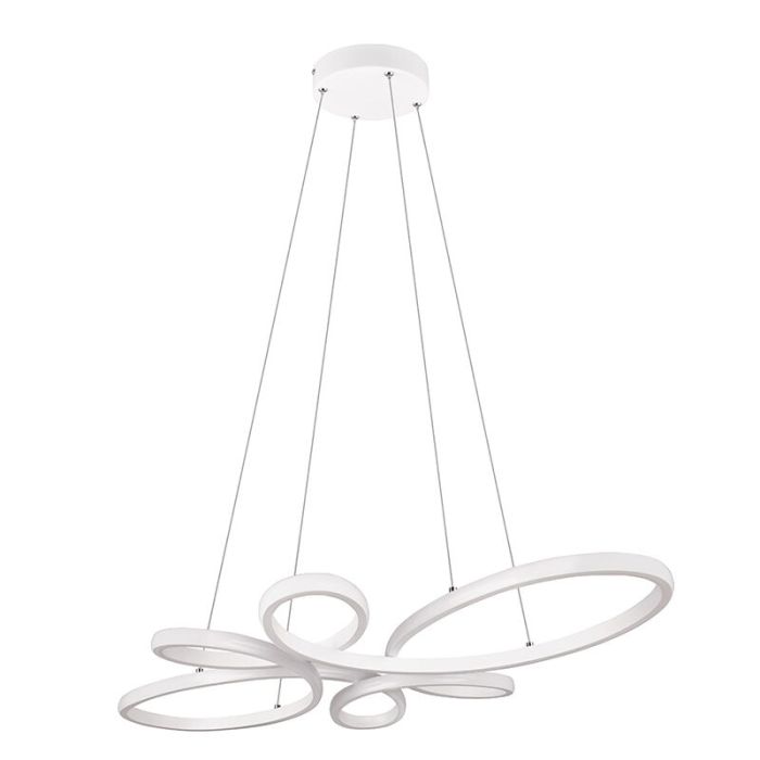 Lámpara colgante diseño blanca, Vikash, 32W, 4000K LED, regulable en 3 pasos