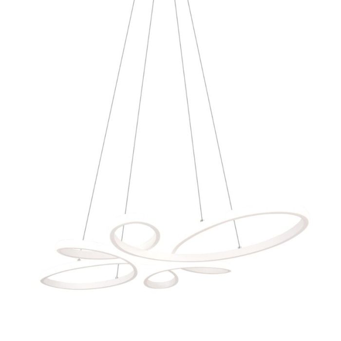 Lámpara colgante diseño blanca, Vikash, 32W, 4000K LED, regulable en 3 pasos