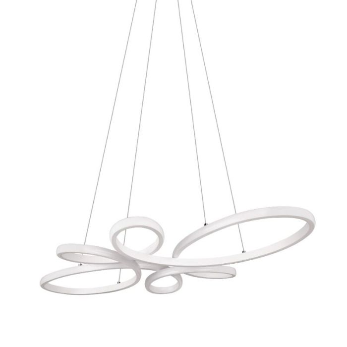 Lámpara colgante diseño blanca, Vikash, 32W, 4000K LED, regulable en 3 pasos