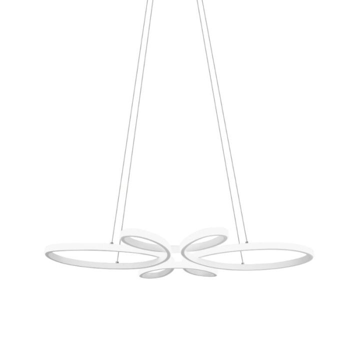 Lámpara colgante diseño blanca, Vikash, 32W, 4000K LED, regulable en 3 pasos