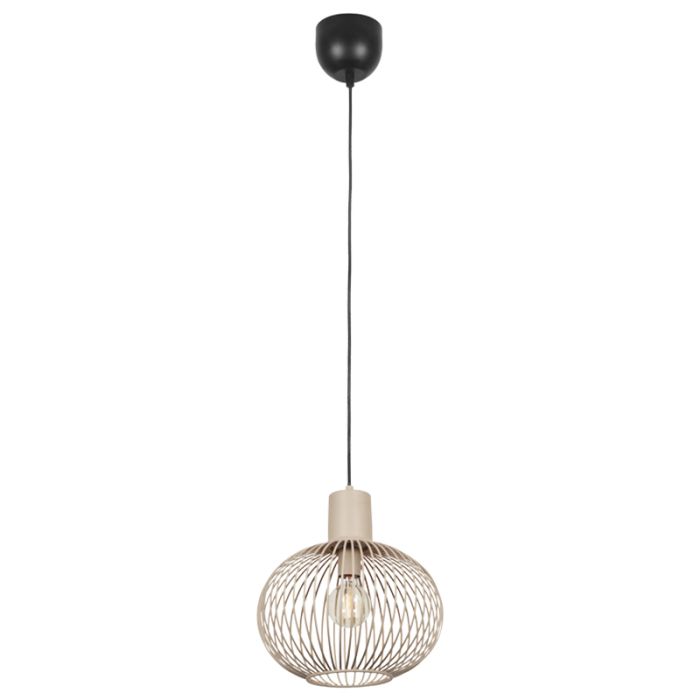 Lámpara colgante industrial beige, Gjalt