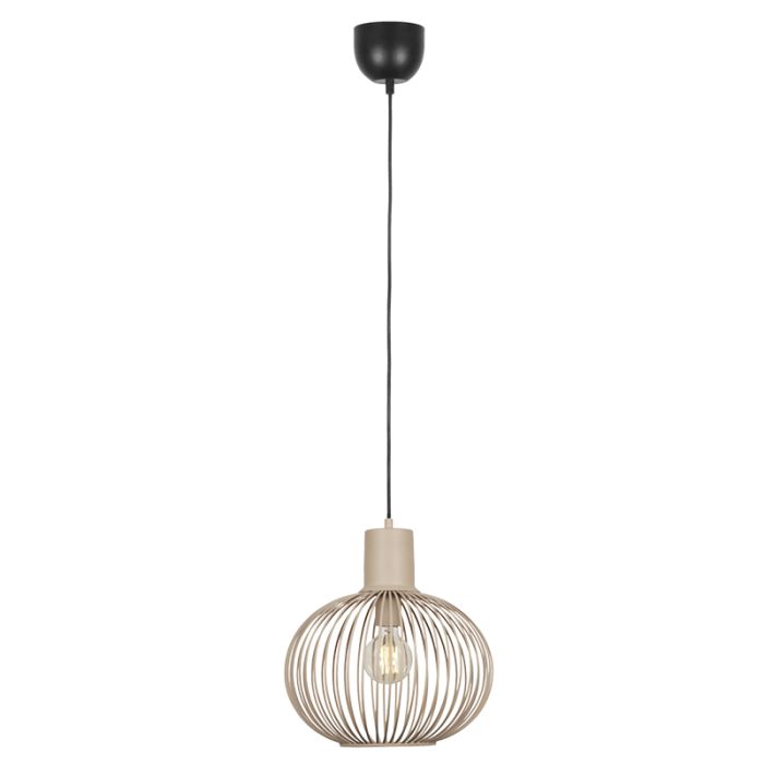 Lámpara colgante industrial beige, Gjalt