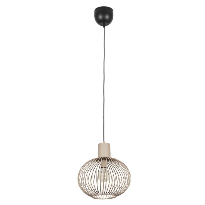 Lámpara colgante industrial beige, Gjalt