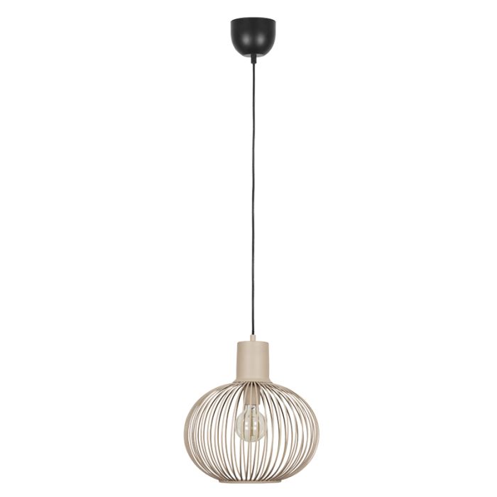 Lámpara colgante industrial beige, Gjalt