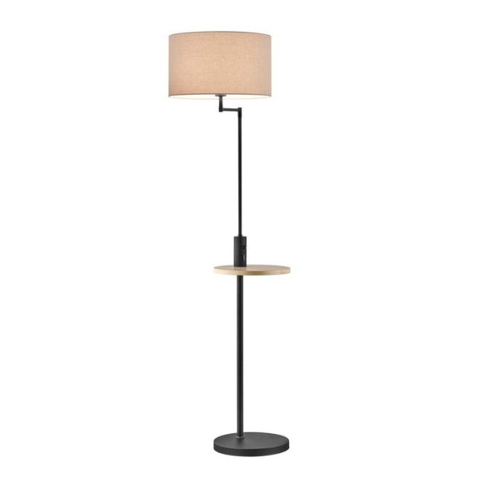 Lámpara de pie moderna gris, Logiso
