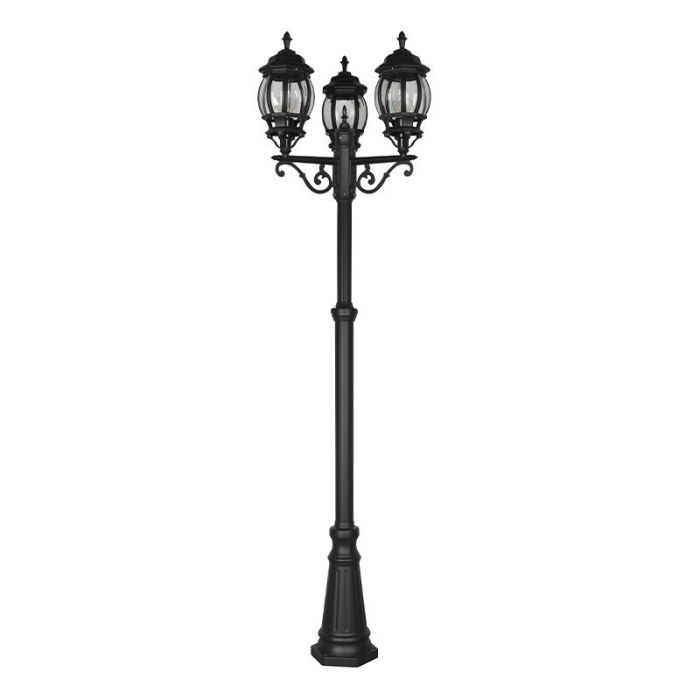Farola antigua negra, Evander, IP23