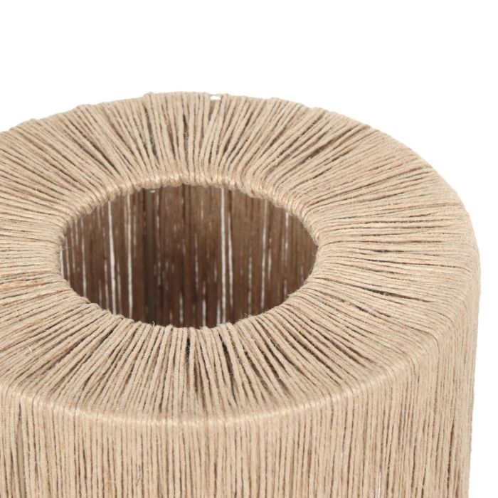 Lámpara de mesa rústica beige, Rinus