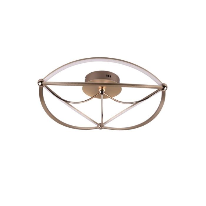 Plafón de techo moderno latón, Remy, 42W, 3000K LED