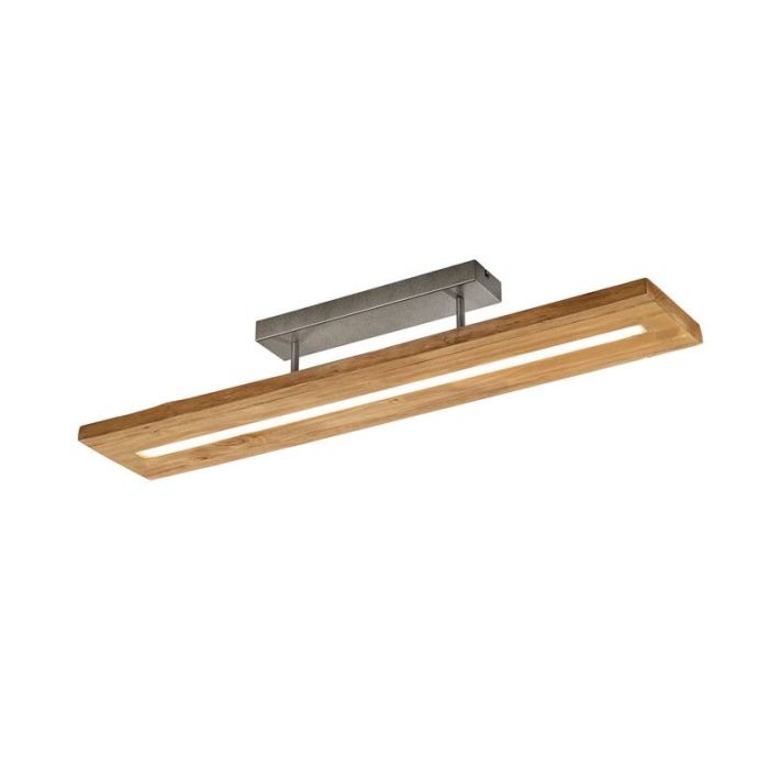 Plafón de techo de madera marrón, Deka, 27W, 3000K LED