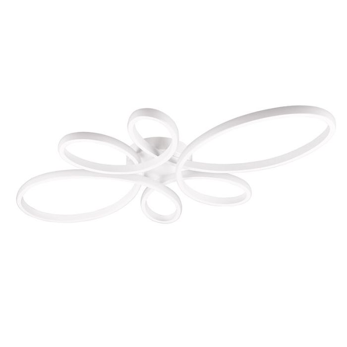 Lámpara de techo diseño blanca, Vikash, 32W, 4000K LED, regulable en 3 pasos